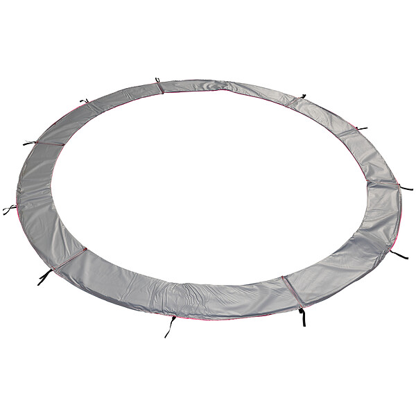 HAPPY GARDEN - Matelas de protection réversible pour trampoline Ø245cm CANBERRA - gris/rose - large