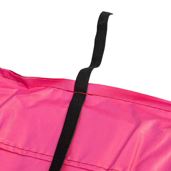HAPPY GARDEN - Matelas de protection réversible pour trampoline Ø245cm CANBERRA - gris/rose - large