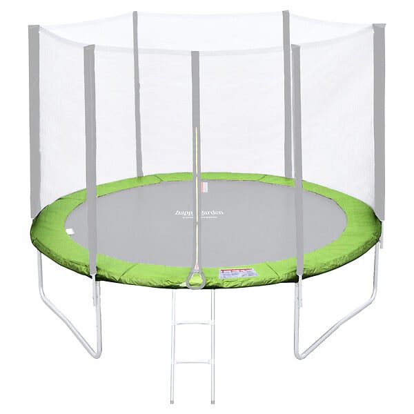 HAPPY GARDEN - Matelas de protection réversible pour trampoline Ø305cm ADELAÏDE - vert/bleu - large