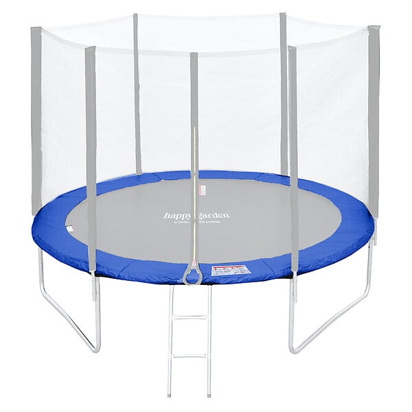 HAPPY GARDEN - Matelas de protection réversible pour trampoline Ø305cm ADELAÏDE - vert/bleu - large