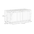 KETER - Keter Comfy 270L Coffre de rangement 116,7 x 44,7 x 57 cm, Graphite (255167) - vignette