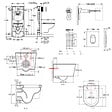 GROHE - Pack WC Bâti-support Rapid SL + WC sans bride SAT, fixations invisibles + Plaque chrome (ARENABLSAT) - vignette