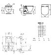 VILLEROY & BOCH - Pack WC Bâti-support + WC sans bride TESI AquaBlade + Abattant slim softclose + Plaque blanche ViConnectTesi2SET - vignette