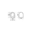 VITRA - Vitra  SENTO Cuvette RIM-EX (sans bride) et abattant ultra-fin avec frein de chute (7748B003-0075 + 120-003R009) - vignette