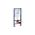 GROHE - Pack WC bâti support Solido 113cm + Cuvette SAT rimless fixations invisibles + Abattant softclose + Plaque chrome (ArenaSat) - vignette