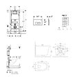 GEBERIT - Pack WC bâti-support Duofix  + WC suspendu sans bride + abattant SoftClose + plaque blanche + set d'habillage (CETORGEB1SB) - vignette