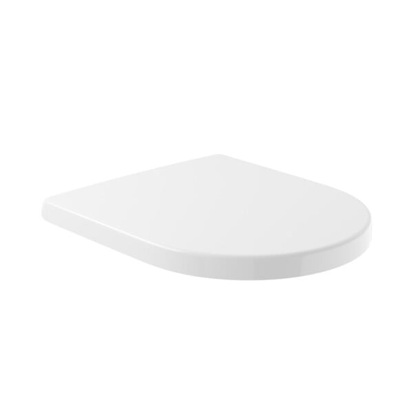 VILLEROY & BOCH - Architectura Cuvette sans bride à fond creux + abattant en Duroplast, fixations invisibles (4694R001-Classic) - large