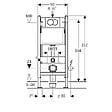 GEBERIT - Pack Bati-support Geberit + WC sans bride Swiss Aqua Technologies + plaque (BREVISGEB3-SABO) - vignette
