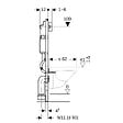 GEBERIT - Pack Bati-support Geberit + WC sans bride Swiss Aqua Technologies + plaque (BREVISGEB3-SABO) - vignette