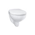 GEBERIT - Pack WC Bati-support Geberit Duofix + WC Grohe Bau Ceramic + Abattant softclose + Plaque blanche (BauGeb3) - vignette