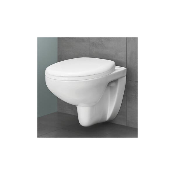 GEBERIT - Pack WC Bati-support Geberit Duofix + WC Grohe Bau Ceramic + Abattant softclose + Plaque blanche (BauGeb3) - large