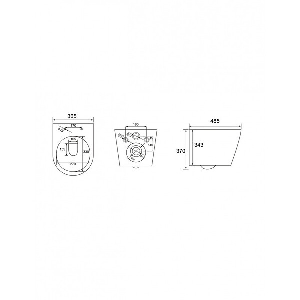 GROHE - Pack WC Bâti-support Rapid SL + Cuvette SAT Infinitio noire mat + Abattant frein de chute + Plaque Chrome - large