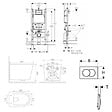 GEBERIT - Pack WC bâti-support Duofix 112 cm + WC suspendu sans bride + abattant SoftClose + set habillage + plaque blanche (CETORGEB3SB) - vignette