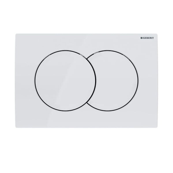 GEBERIT - Pack WC Bati-support Geberit Duofix + WC sans bride Vitra S60 + Abattant SoftClose + Plaque Blanche (S60Geb3) - large