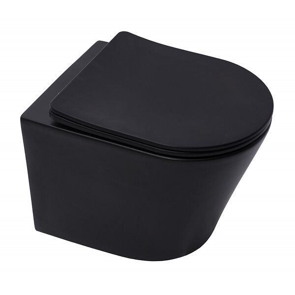 GEBERIT - Pack WC bati-support Geberit + WC sans bride Swiss Aqua Technologies + abattant frein de chute + plaque (BLINFIGEB10) - large