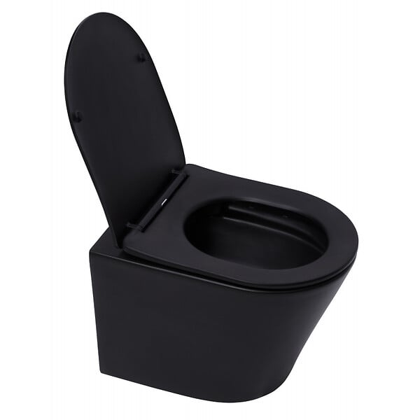 GEBERIT - Pack WC bati-support Geberit + WC sans bride Swiss Aqua Technologies + abattant frein de chute + plaque (BLINFIGEB10) - large