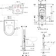 GEBERIT - Pack WC Bati-support Geberit UP720 extra-plat + WC Swiss Aqua Technologies sans bride + abattant slim - vignette