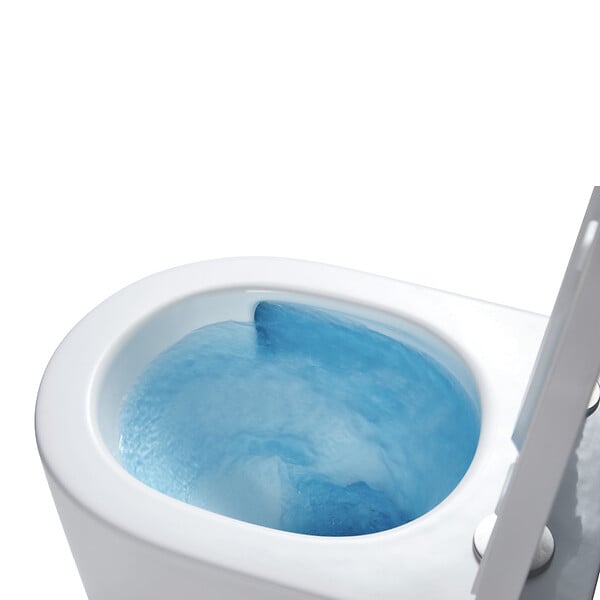 GEBERIT - Pack WC Bati-support  + WC sans bride Vortex Swiss Aqua Technologies + abattant SoftClose + plaque (DELANOTQGEB3) - large