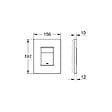 GROHE - Grohe Pack Bâti autoportant Rapid SL + Plaque de commande double touche, Technologie anti-empreintes, Noir mat (39145000-KF0) - vignette