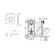GROHE - Grohe Pack bâti-support Rapid SL  + Plaque chrome (38772001) - vignette