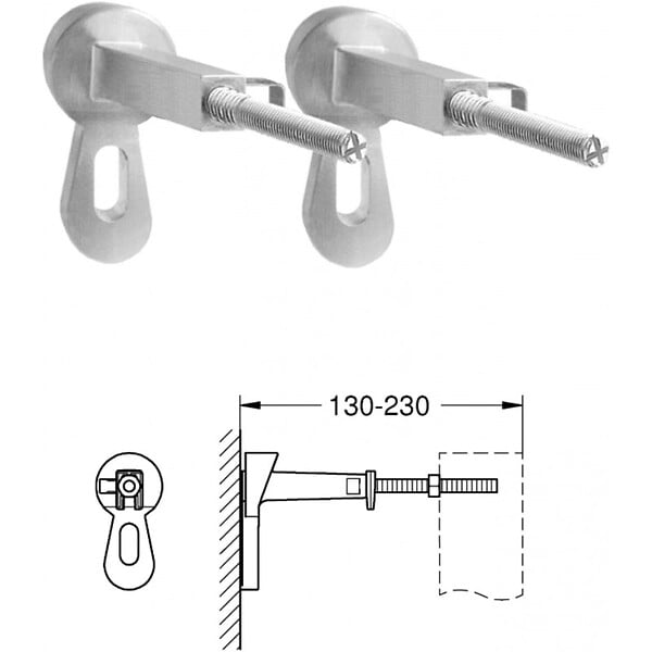 GROHE - Grohe Pack bâti-support Rapid SL  + Plaque chrome (38772001) - large