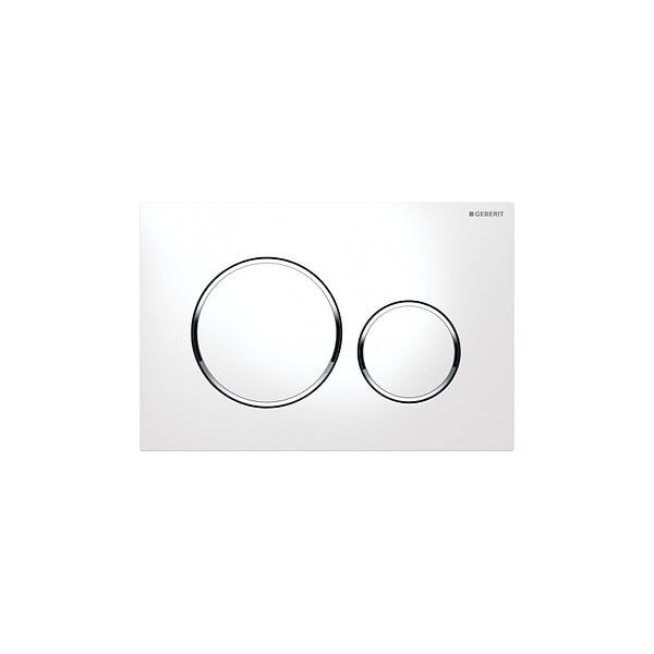 GEBERIT - Pack Geberit  DuoFix 320 + Plaque de Commande Sigma 20 Blanc Chrome (SETUP320-PRO5) - large