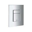GROHE - Pack WC Bâti-support Rapid SL + WC sans bride SAT Brevis + Abattant slim, softclose + Plaque chrome (RapidSL-Brevis-1) - vignette