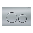 GEBERIT - pack Bati-support Geberit + cuvette suspendue Swiss Aqua Technologies sans bride + plaque Delta20 chrome mat - vignette
