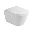 GEBERIT - Pack WC Bati-support Geberit Duofix + WC Lucco Avva sans bride + Abattant softclose + Plaque blanche (AvvaGeb1) - vignette