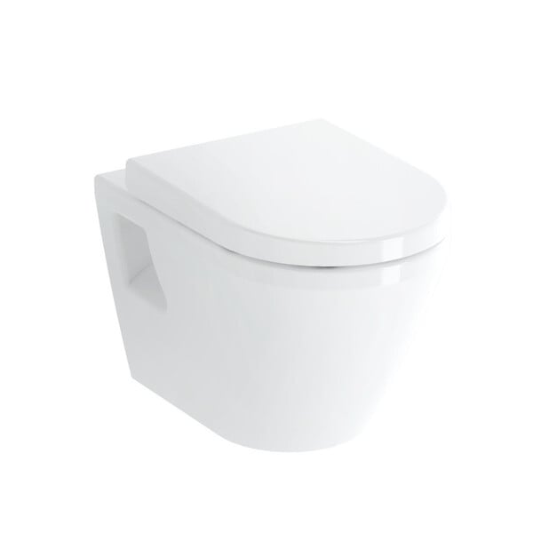 VITRA - Vitra  Pack WC Bâti-support V-Fix Core + WC Vitra Integra + Abattant en Duroplast + Plaque, Blanc Brillant (V-FixIntegraClassic-1) - large