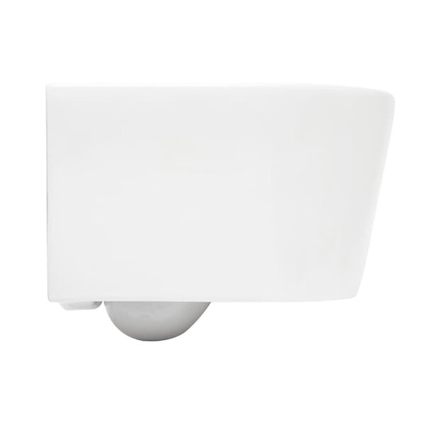 SWISS AQUA TECHNOLOGIES - Swiss Aqua Technologies Brevis WC suspendu sans bride avec abattant SoftClose, rinçage Vortex, fixations invisibles, blanc (SATBRE010RTORP) - large