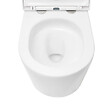 SWISS AQUA TECHNOLOGIES - Swiss Aqua Technologies Brevis WC suspendu sans bride avec abattant SoftClose, rinçage Vortex, fixations invisibles, blanc (SATBRE010RTORP) - vignette