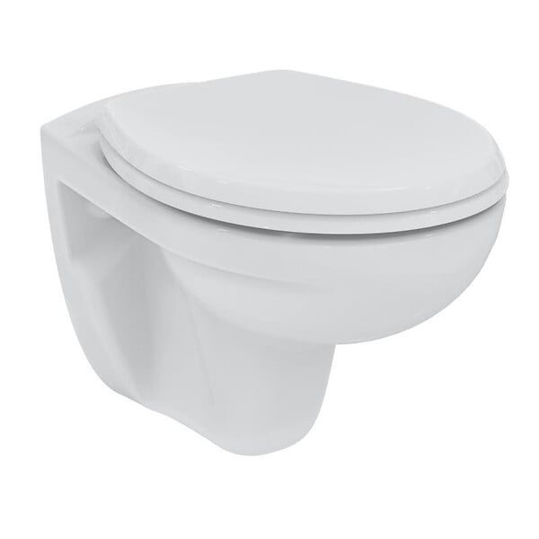 PORCHER - Porcher / Ideal Standard Pack WC suspendu sans bride + abattant Eurovit (PorcherRimless-lm) - large