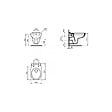 PORCHER - Porcher / Ideal Standard Pack WC suspendu sans bride + abattant Eurovit (PorcherRimless-lm) - vignette