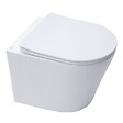 GROHE - Pack WC Bâti autoportant + WC suspendu sans bride Infinitio + Abattant softclose + Plaque Blanche + Set d'isolation phonique - vignette