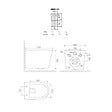 VILLEROY & BOCH - ViConnect Pro S pack WC bâti Villeroy & Boch + WC suspendu sans bride Ceramia + abattant SoftClose + plaque chrome (VCNCETOR2CH) - vignette