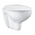 GROHE - Grohe Rapid SL Bâti Support autoportant, cuvette Bau Ceramic sans bride avec abattant frein de chute (AutoportantBAU2) - vignette