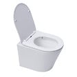 VILLEROY & BOCH - ViConnect Pro S Pack WC bâti-support Villeroy & Boch + WC sans bride Swiss Aqua Technologies + abattant + plaque (VCNINFI2CH) - vignette