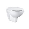 GROHE - Pack Bâti autoportant Rapid SL + Cuvette suspendue sans bride Bau Ceramic + Abattant déclipsable (ProjectBauClassic-3) - vignette