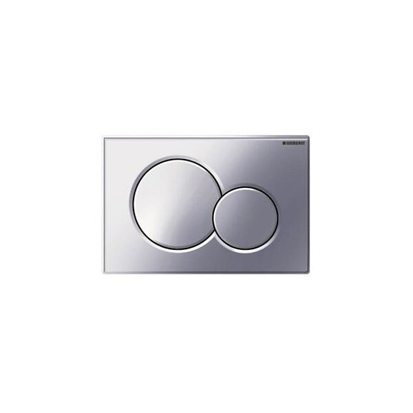 GEBERIT - Pack WC bâti-support Geberit + WC sans bride Swiss Aqua Technologies + abattant SoftClose + plaque chrome (GebSATrimless-N) - large