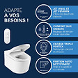 GROHE - Grohe Sensia WC lavant suspendu technologies SkinClean, blanc (G36507SH0) - vignette