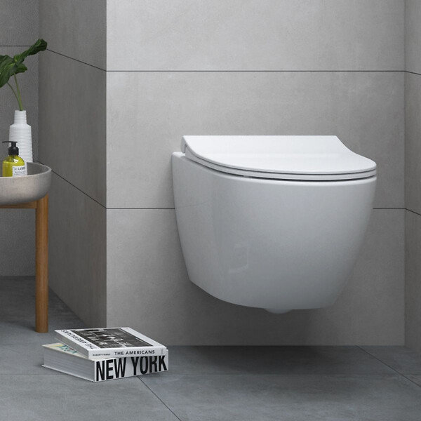 VITRA - SENTO Cuvette compacte seule avec bride, 49,5cm - large