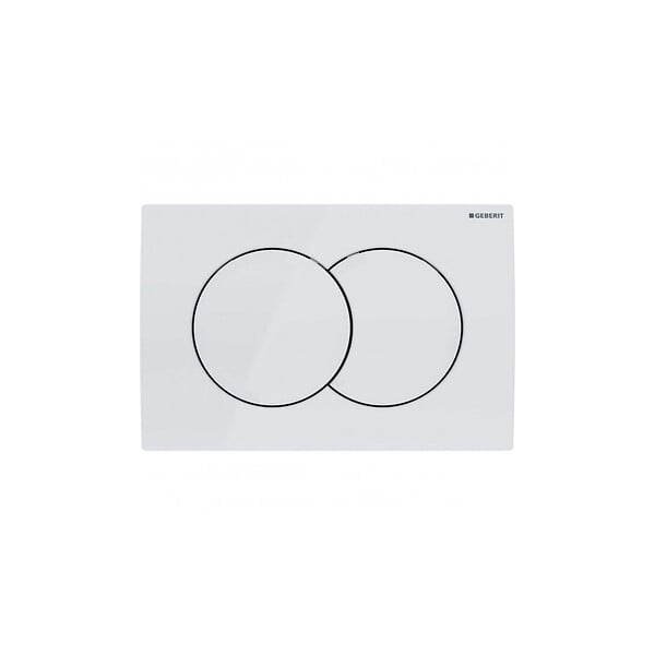 GEBERIT - Pack WC Bati-support Geberit + WC Swiss Aqua Technologies Infinitio sans bride + Plaque blanche + Set habillage (InfinitioGeb3-s - large