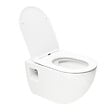 VITRA - Vitra  Pack WC Bâti-support V-Fix Core + WC sans bride SAT + Abattant SoftClose + Plaque, Blanc brillant (V-FixProject-1) - vignette