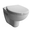 VITRA - Vitra  Pack WC Bâti-support V-Fix + WC sans bride Vitra Normus + Abattant SoftClose + Plaque, Blanc Brillant (V-FixNormusRimless-1) - vignette