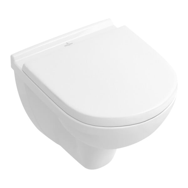 GEBERIT - Pack bâti-support Duofix + Plaque de commande + Fixations murales  + Cuvette suspendue + Abattant (O.NOVO49GEB3) - large