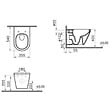 VITRA - Vitra  Integra WC sans bride avec abattant softclose (7062-003-6288) - vignette