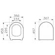 VITRA - Vitra  Integra WC sans bride avec abattant softclose (7062-003-6288) - vignette