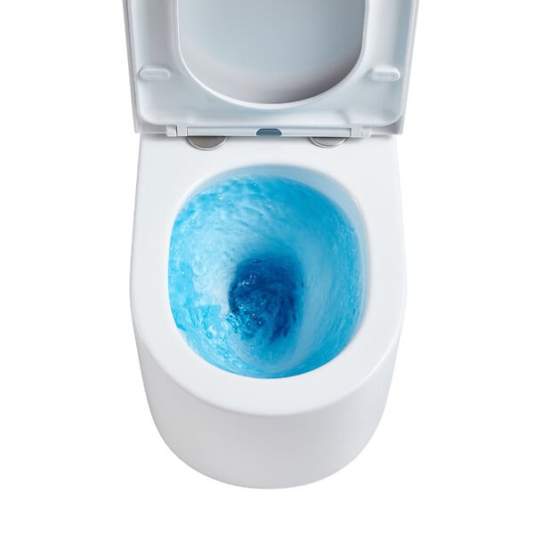 GEBERIT - Bâti-support Geberit + WC sans bride Swiss Aqua Technologies + Abattant SoftClose + pieds autoportants + Plaque (DelanoTQGebX) - large