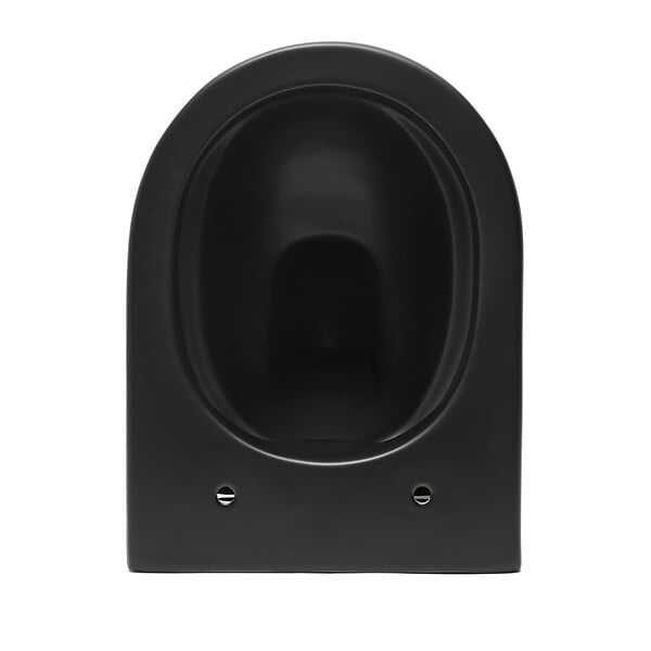 GROHE - Pack WC Bâti-support Rapid SL + WC SAT sans bride noir mat + Abattant softclose + Plaque noire mat (RapidSL-BlackSATrimless-KF0) - large